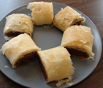 The finished Hungarian Apple Strudel ready to eat. Photos by Sandra Scott